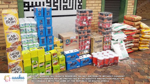  - Food consignment to Jumma Musjid & Educational Institute