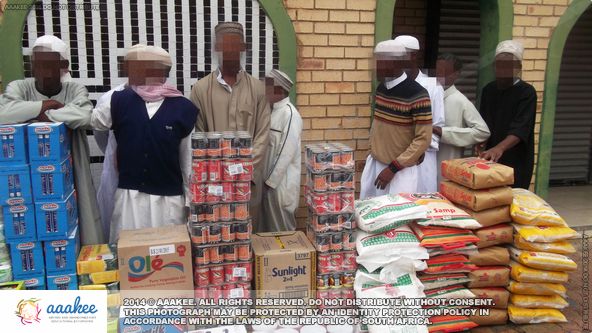  - Food consignment to Jumma Musjid & Educational Institute