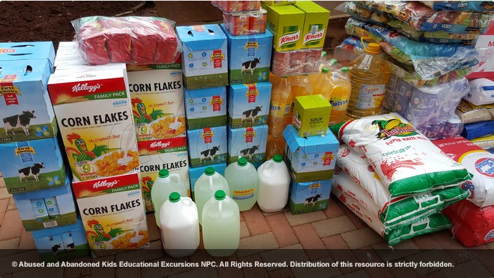  - Consignment of food and groceries to the Impilo Early Development Centre
