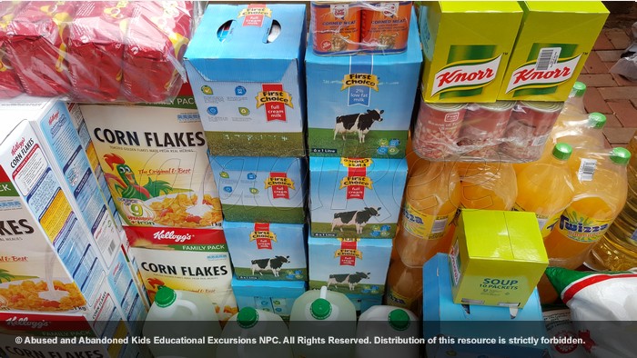  - Consignment of food and groceries to the Impilo Early Development Centre