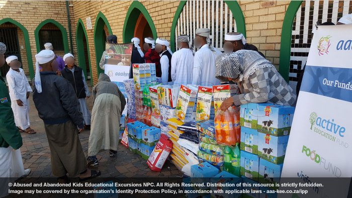  - Food Fund Consignment to Jumma Musjid & Educational Institute