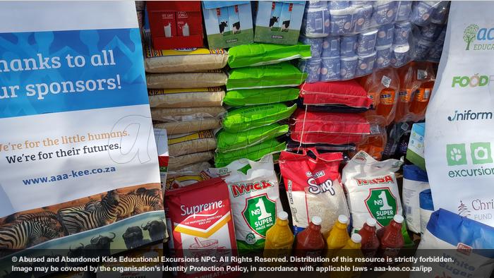  - Food and groceries donated to Reamogetswe Resource Centre in Muldersdrift